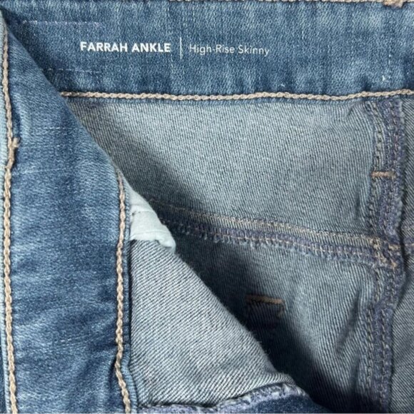 AG ADRIANO GOLDSCHMIED FARRAH ANKLE High-Rise Skinny Jeans Size 31 - Picture 4 of 13